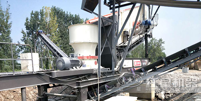 移動單缸圓錐破碎機