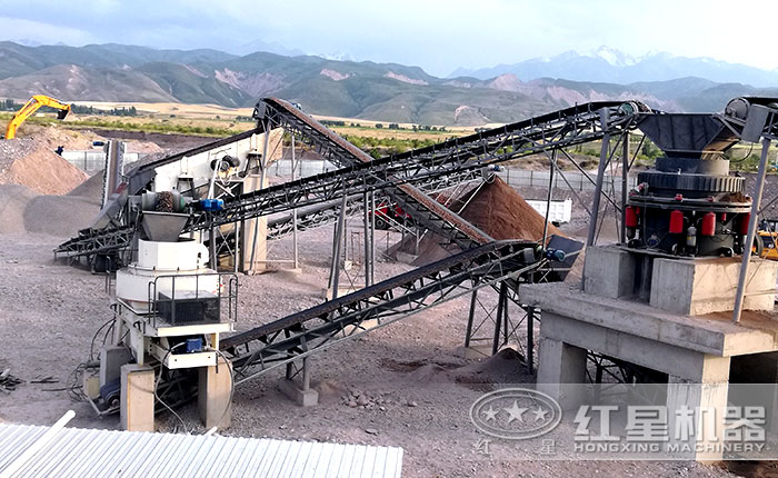 吉爾吉斯坦石子碎沙機用戶施工現(xiàn)場生產(chǎn)線--核心設(shè)備vsi制砂機 吉爾吉斯坦石子碎沙機用戶施工現(xiàn)場生產(chǎn)線--核心設(shè)備vsi制砂機