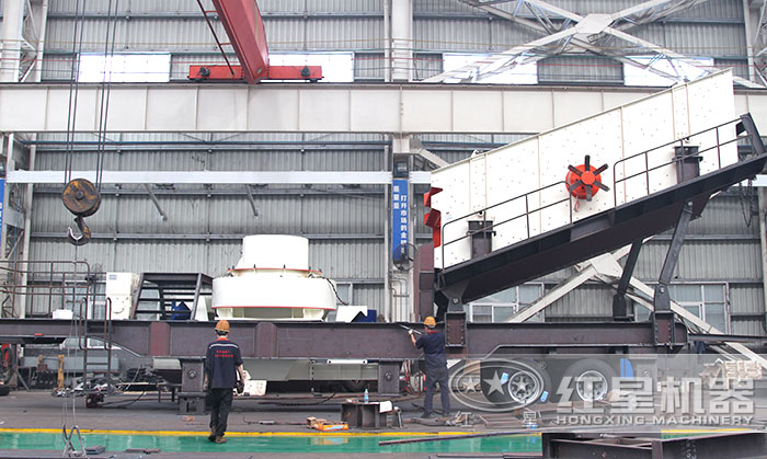 輪胎移動式制砂機 輪胎移動式制砂機