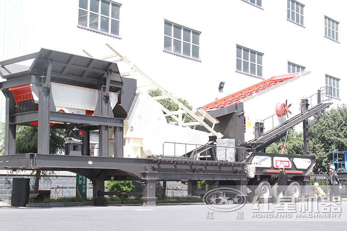 紅星機器輪胎車載粉碎機 紅星機器輪胎車載粉碎機