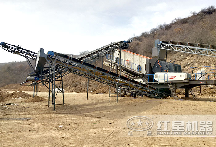 車載粉碎機搭載反擊式破碎機 車載粉碎機搭載反擊式破碎機