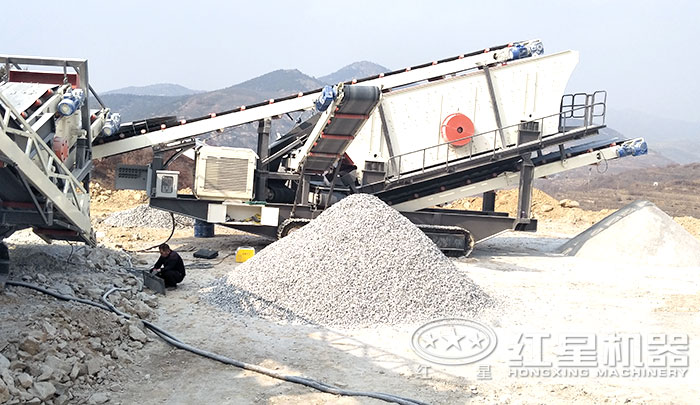 移動砂石生產線 移動砂石生產線