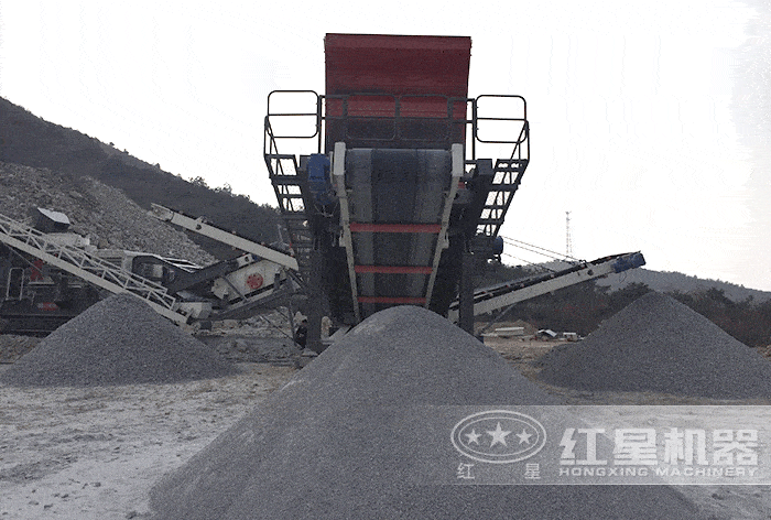 移動式全套機制砂生產線現場 移動式全套機制砂生產線現場