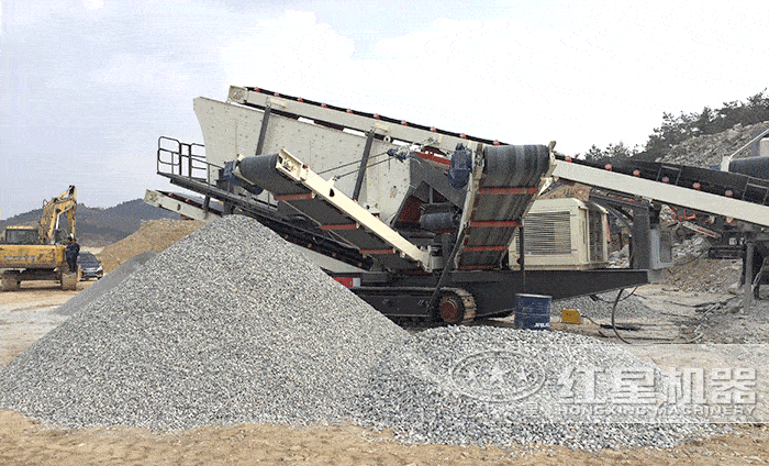 移動型大型石料廠生產線 移動型大型石料廠生產線