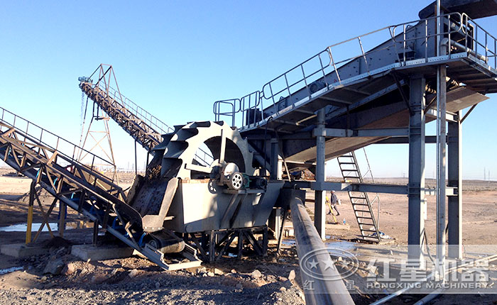 洗砂機生產(chǎn)現(xiàn)場