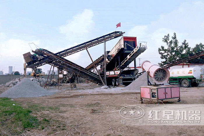 移動式1214反擊破作業現場