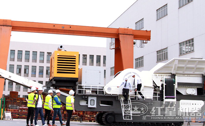 紅星移動制沙機