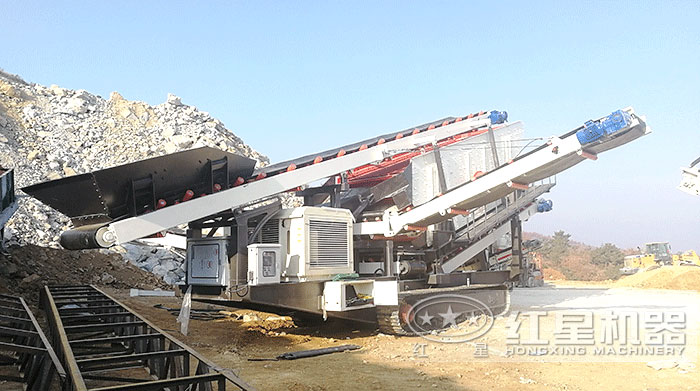 “多功能”移動碎石機器柴油機可發電作業 “多功能”移動碎石機器柴油機可發電作業