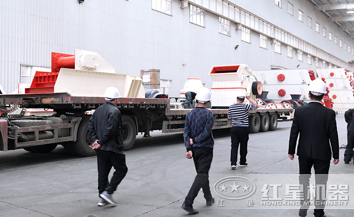 用戶到紅星機器車間參觀 用戶到紅星機器車間參觀