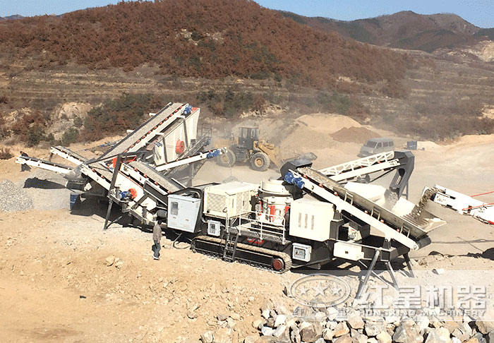 全自動移動式履帶建筑垃圾破碎機組合生產 全自動移動式履帶建筑垃圾破碎機組合生產