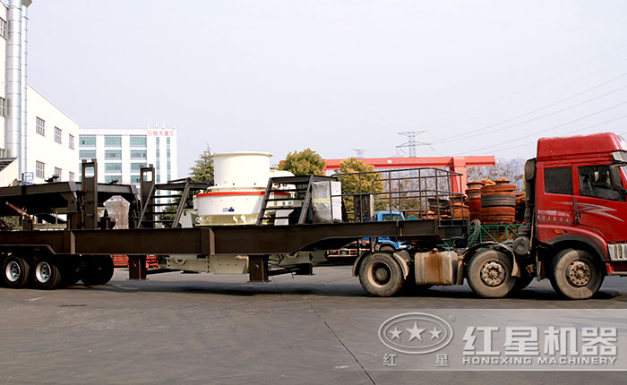 紅星小型一體式制砂機發貨了