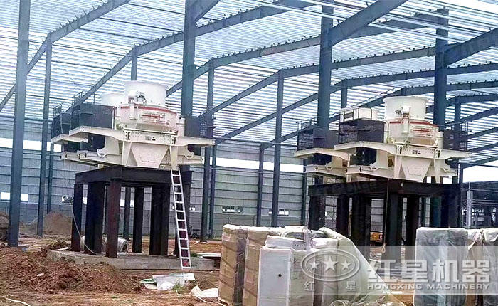 HVI制砂機作業(yè)現(xiàn)場 HVI制砂機作業(yè)現(xiàn)場