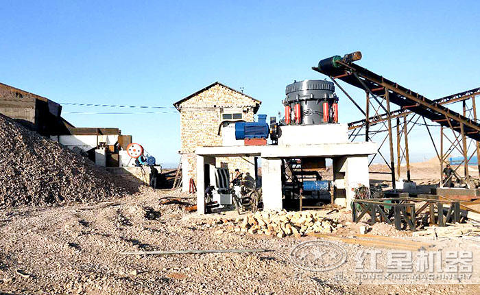 湖北咸寧碎石生產線