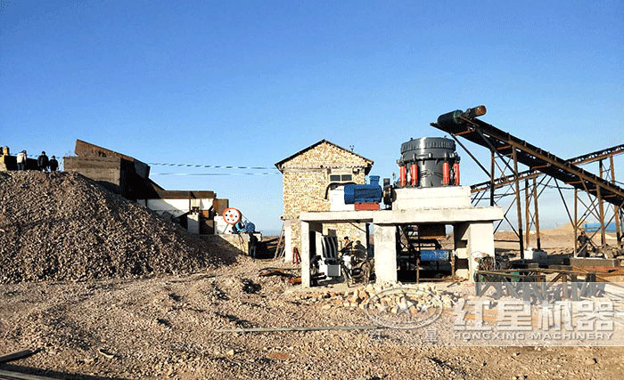 生產建筑石子用戶現場 生產建筑石子用戶現場