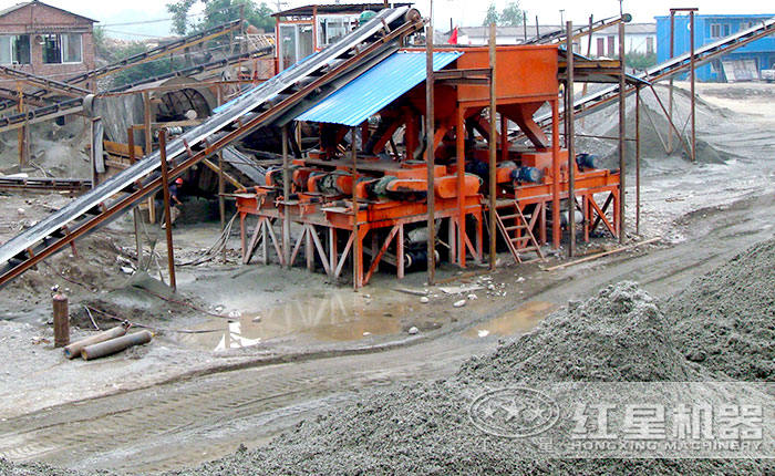 對輥式破碎機破碎鵝卵石原料 對輥式破碎機破碎鵝卵石原料