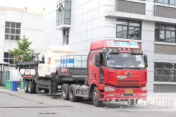 輪胎配置的流動式作業(yè)的碎石加工設(shè)備 輪胎配置的流動式作業(yè)的碎石加工設(shè)備