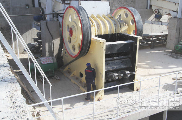 安徽青石碎石機生產線現場 安徽青石碎石機生產線現場