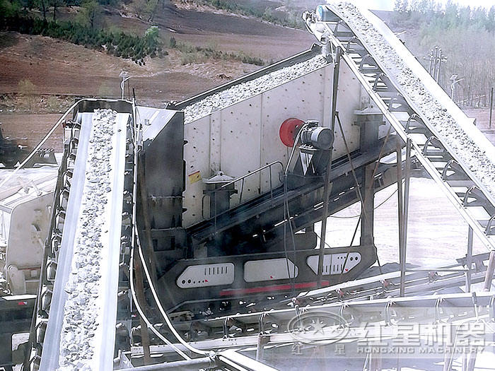 移動作業的破碎生產線 移動作業的破碎生產線