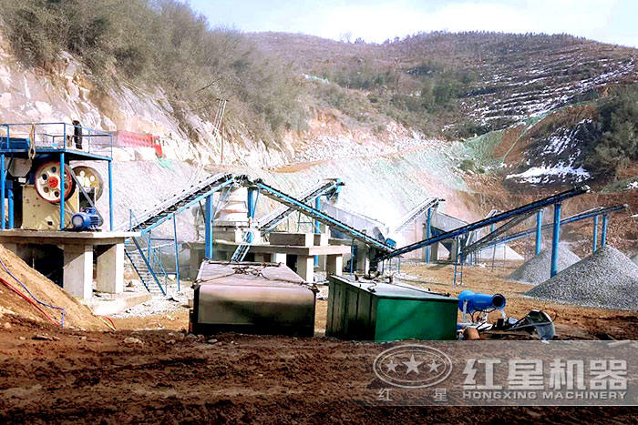 顎式破碎機+圓錐破碎機 顎式破碎機+圓錐破碎機