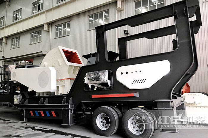 時產(chǎn)150噸移動錘破式制沙設(shè)備