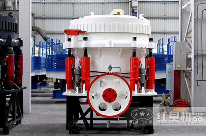 全液壓圓錐式破碎機(jī)產(chǎn)量高，能耗小