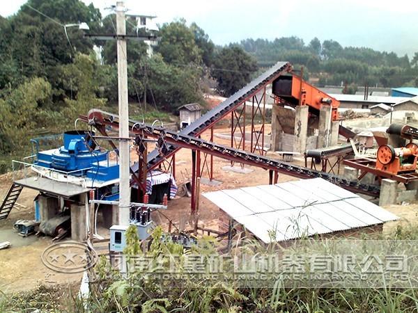 遼寧河卵石破碎生產線案例