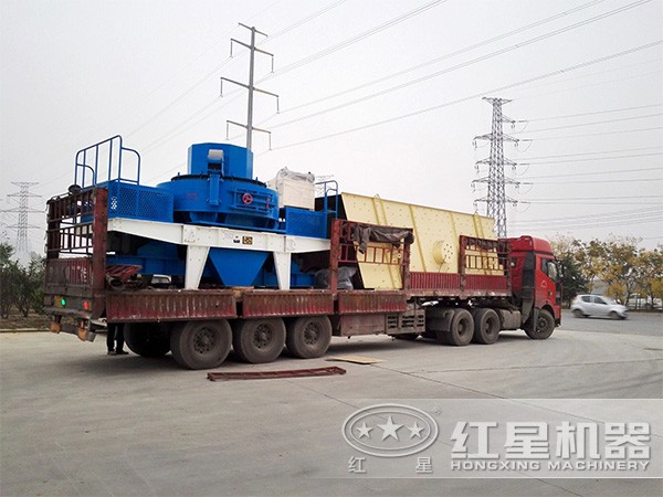 環(huán)保打砂機發(fā)貨現(xiàn)場