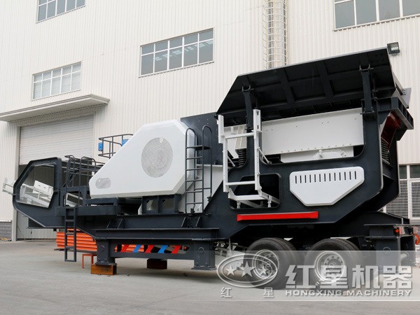 河卵石移動(dòng)破碎站