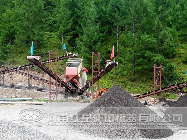 破碎篩分的粉塵