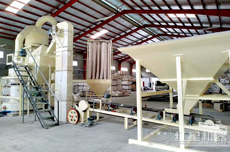 雷蒙磨粉機生產線現場 雷蒙磨粉機生產線現場