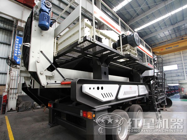 輪胎移動破碎站