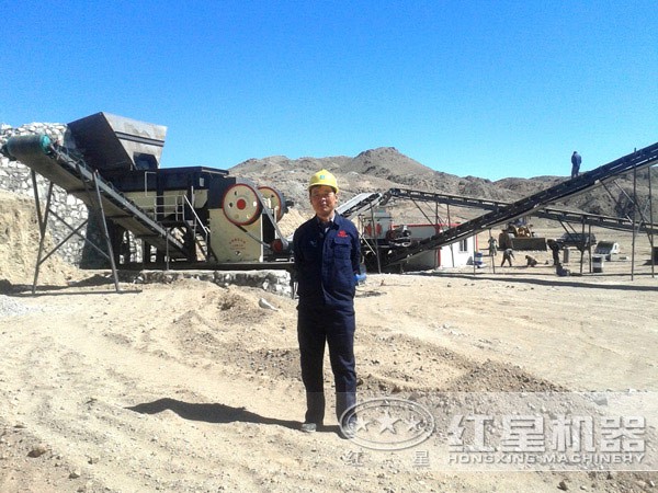 石料生產(chǎn)線高能運行