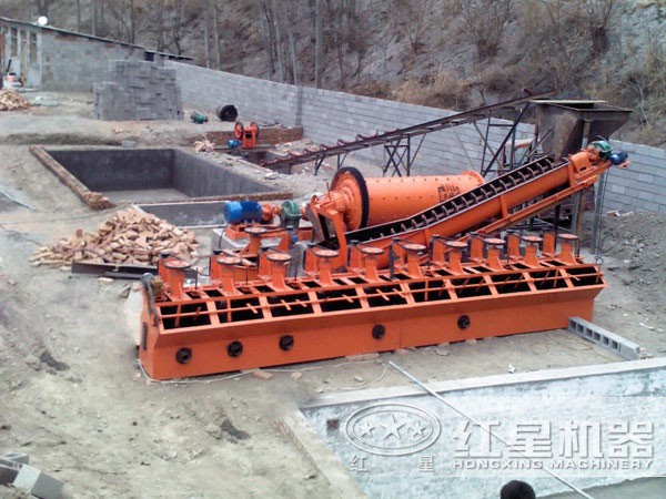 銅礦選礦生產(chǎn)線現(xiàn)場