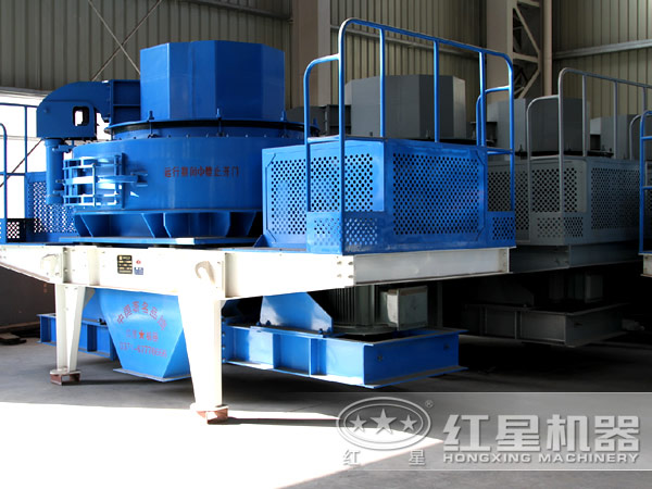 新型環(huán)保制砂機走綠色路