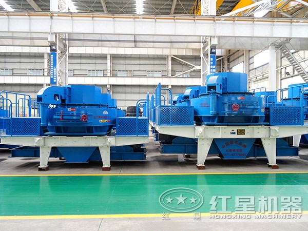 環(huán)保制砂機車間