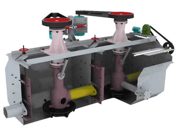 石英石浮選機(jī)工作原理圖